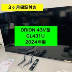 6h47.ORION 43V型 チューナーレステレビ GL431U 2024年製 | Mercari