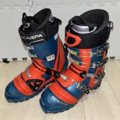 SCARPA スキー用ブーツ オレンジ/ブルー