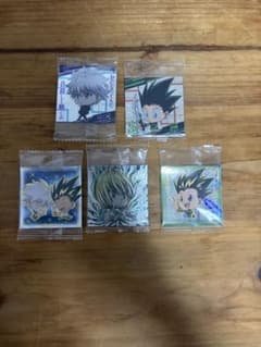 HUNTER×HUNTER ウエハースシール 5枚セット　シークレットありのサムネイル