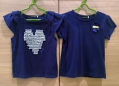 Bebe べべ　半袖Tシャツ トップス　130cm 2枚セットのサムネイル