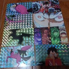 원피스 ONE PIECE 프리즘 스티커 미사용 품 8장 세트