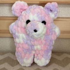 あみぐるみ 】ふわふわ♡くまさん ハンドメイド＊あむころ スウィート