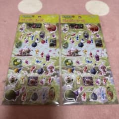 【シール】ピクミン3 ぷくぷくシール 2枚セット ステッカー【新品未使用】のサムネイル