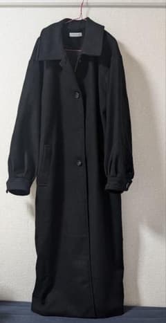 PAGEBOY ロングコート 黒のサムネイル