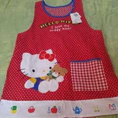 愛ポン様専用　保育士さん必見！！　新品タグ付きキティちゃんエプロンのサムネイル