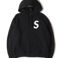 supreme s logo hooded sweatshirt ブラック 黒のサムネイル