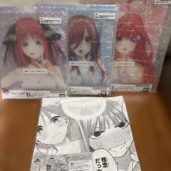 一番くじ 五等分の花嫁 バストアップアクリルボード 二乃 三玖 五月 T