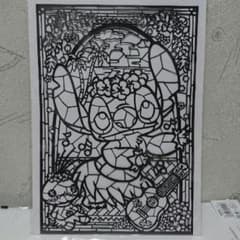 ディズニー切り絵～ステンドグラス風スティッチ～のサムネイル