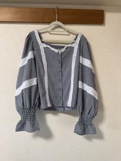 one after NICE CLAUP ギンガムチェック ブラウス Fのサムネイル