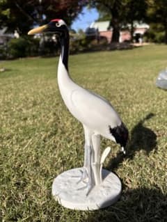 Noritake オールドノリタケ 丹頂鶴 置物 陶器 白鶴 鳥 - メルカリ