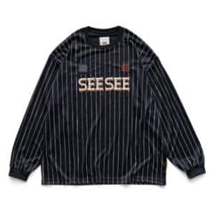 SEE SEE x S.F.C Game LS Stripe Tee【L】 SEESEE x S.F.C GAME LS STRIPE TEE YGM - メルカリ