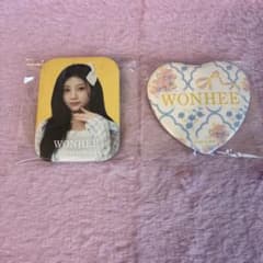 ILLIT WONHEE 缶バッジ 2種セットのサムネイル