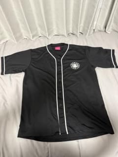 MISHKA ベースボールTシャツ風 ブラックのサムネイル