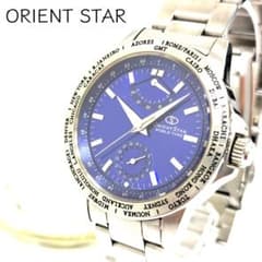 稼働 ORIENT STAR WORLD TIME 自動巻き 腕時計 裏スケ - メルカリ