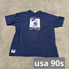 【希少】90s USA製 Disney ラスベガス限定 ミッキーTシャツ XLのサムネイル