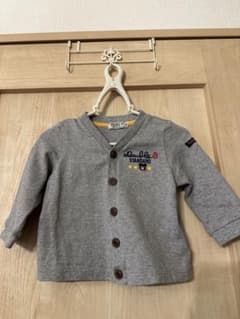 DOUBLE-B カーディガン 80サイズ グレーのサムネイル