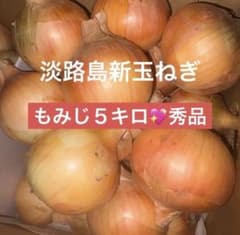 淡路島玉ねぎ★晩生★もみじの輝き★秀品★５キロ★濃厚な旨み★ツヤツヤのサムネイル