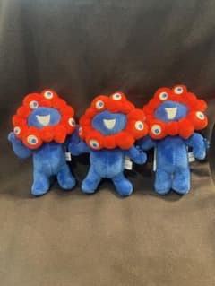 万博　ミャクミャク ボールチェーン マスコットぬいぐるみキーホルダー 3種のサムネイル