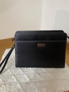 pierre cardin クラッチバッグ ブラックのサムネイル