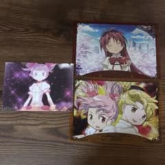 まどマギ クリアビジュアルポスター 2種セット＆ミニクリアファイルのサムネイル
