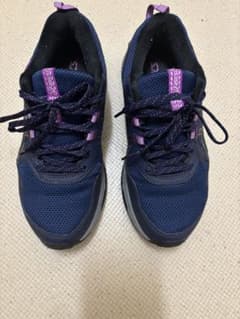 asics ネイビー/パープル ランニングシューズのサムネイル