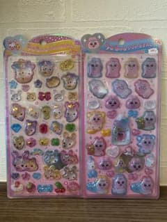 正規品　うるちゅる　シール　ふわふわらびちゃん　おぱんちゅうさぎのサムネイル