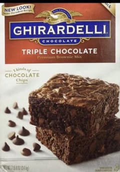 ギラデリトリプルチョコレートブラウニー ミックス　レシピ付き！　コストコのサムネイル
