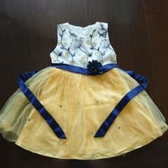 こども 発表会 ドレス 黄色 刺繍のサムネイル