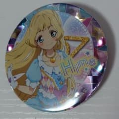 【傷あり】缶バッジ　白鳥ひめ　アイカツスターズ! 　グリッターガラポン　B賞 傷あり】缶バッジ 白鳥ひめ アイカツスターズ! グリッターガラポン B賞