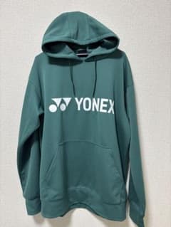 YONEX フード付きパーカー Lサイズ グリーンのサムネイル