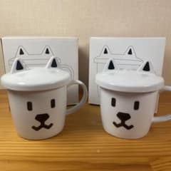 【新品未使用】お父さんフタ付きマグカップ　 2個セットのサムネイル