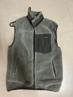 Patagonia フリースベスト メンズ Mサイズ グレー - メルカリ