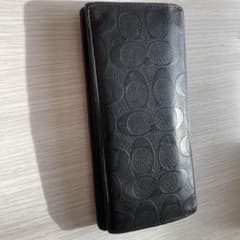 COACH 長財布 シグネチャー ブラックのサムネイル