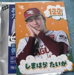 東北楽天ゴールデンイーグルス　おやすみカード 122 島原大河のサムネイル