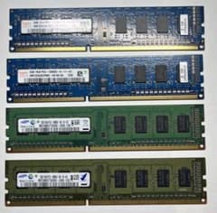 X*4様 ジャンク＠PC用メモリ 2GB 4枚セット Hynix Samsung - メルカリ