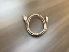 USB Type-C ケーブル ベージュ 本体のサムネイル