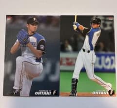 2014 大谷翔平 カルビー プロ野球チップス カード 2枚セットのサムネイル