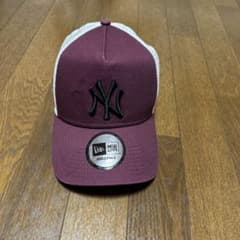 NEW ERA ニューヨークヤンキース メッシュキャップ バーガンディのサムネイル