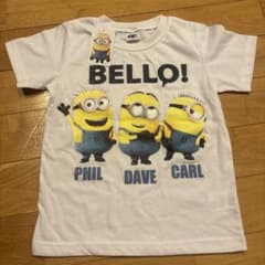 ミニオンズ Tシャツ ホワイト 120cmのサムネイル