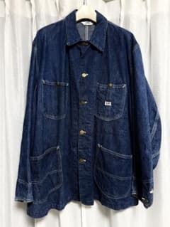 三角タグ】真紺 Lee 40.50年代 カバーオール 44ビッグサイズ - メルカリ