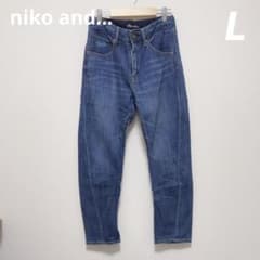 ニコアンド　デニムパンツ　L  インディゴのサムネイル