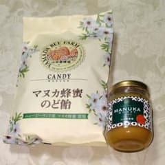 山田養蜂場　マヌカハニーMG100+  100g&マヌカ蜂蜜のど飴100gのサムネイル