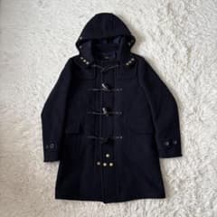 scye basics サイベーシック ダッフルコート カシミヤ混 濃紺 S