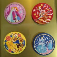 ディズニー 刺繍缶バッジ 4種セットのサムネイル