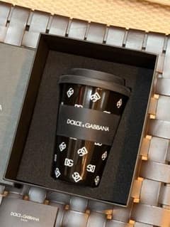 【新品箱付】ドルチェ＆ガッバーナ CASA タンブラー マグカップ 黒 DGロゴのサムネイル