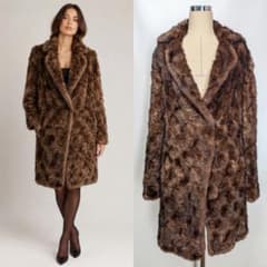 DIOR 2006FW ガリアーノ期 ミンクコート ローズパターン