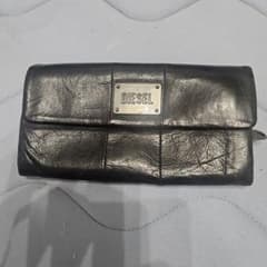 DIESEL 長財布 ブラック レザーのサムネイル