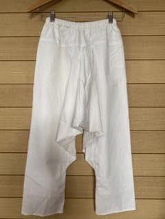 iroiro パンツ　タグ付き　ホワイト　タイパンツのサムネイル