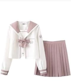 セーラー服 量産型 地雷 ピンク 長袖のサムネイル