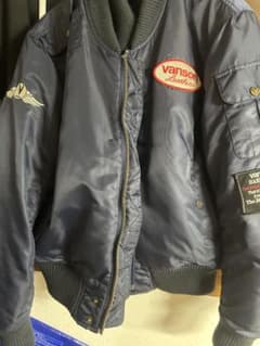 vanson ボンバージャケット M ネイビー - メルカリ